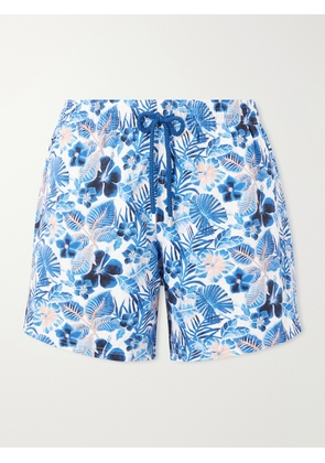 Vilebrequin - Moorise Straight-Leg Mid-Length Printed Recycled Swim Shorts - Men - Blue - S