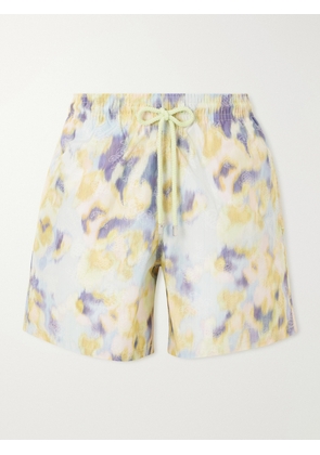 Vilebrequin - Moopea Straight-Leg Mid-Length Printed Recycled Swim Shorts - Men - Green - S