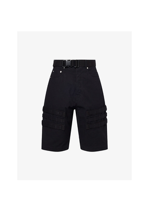 Mens Rick Owens Cargo Geth Cotton Shorts