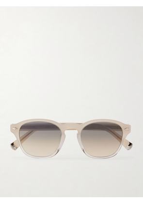 Brunello Cucinelli - Round-Frame Acetate Sunglasses - Men - Neutrals