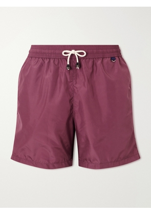 Rubinacci - Straight-Leg Swim Shorts - Men - Red - IT 46