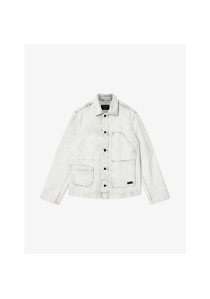 Mens Allsaints Mukesh Relaxed-Fit Denim Shacket