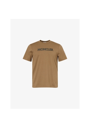 Mens Moncler Embossed-Logo Cotton T-Shirt