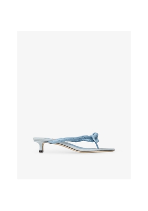 Womens Jimmy Choo Liss 35 Leather Heeled Sandals