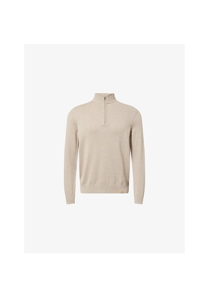 Mens You Woodhouse High-Neck Knitted Cotton Jumper