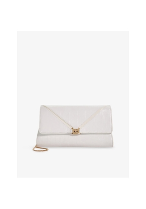 Womens Dune Bee Leather Clutch Bag