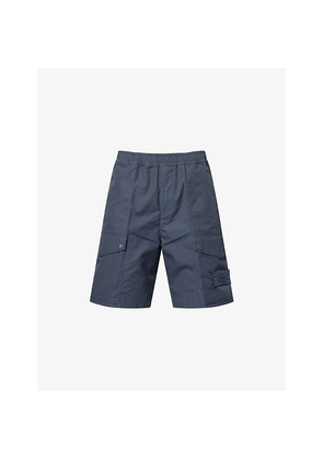 Mens Stone Island Ghost All-Weather Cotton-Canvas Shorts