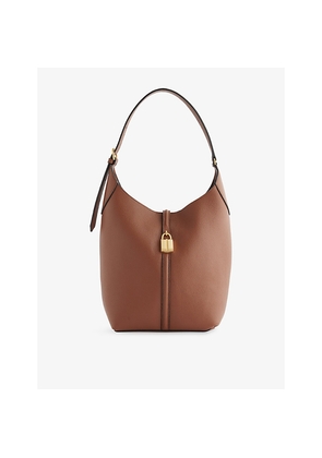 Womens Demellier The Siena Grained Leather Bucket Bag
