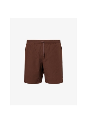 Mens You Gumley Logo-Print Shell Shorts