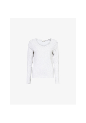 Womens American Vintage Sonoma Scoop-Neck Cotton T-Shirt