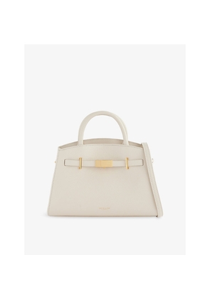 Womens Demellier The Small Hudson Grained Leather Top-Handle Bag