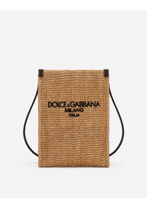 Dolce & Gabbana Small Woven Straw Shopper - Man Shoppers Beige Onesize