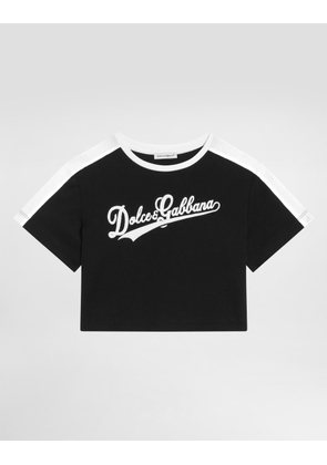 Dolce & Gabbana Jersey T-shirt With Print - Woman Collection Black 5 Years