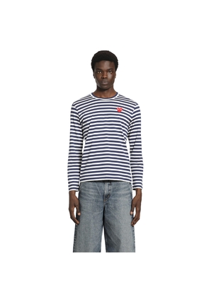 Striped Heart Long Sleeve T-Shirt