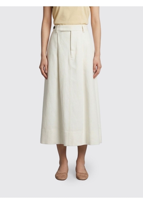 Skirt BRUNELLO CUCINELLI Woman color Natural