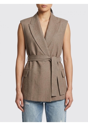 Waistcoat BRUNELLO CUCINELLI Woman color Blush Pink