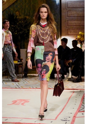 Printed Silk Twill Shirt