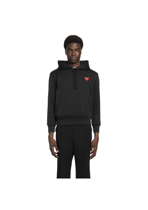 Heart Cotton Jersey Hoodie