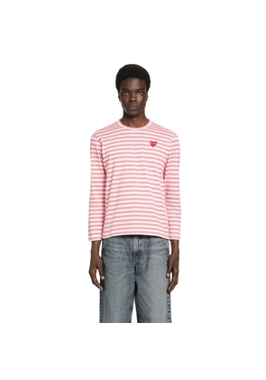 Striped Heart Long Sleeve T-shirt