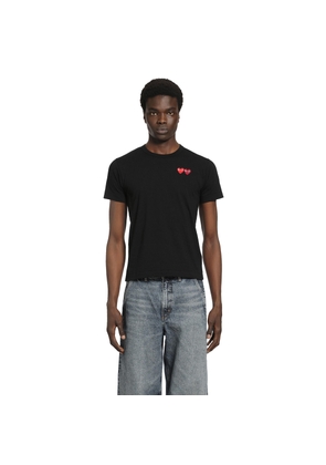 Double Heart Cotton T-Shirt