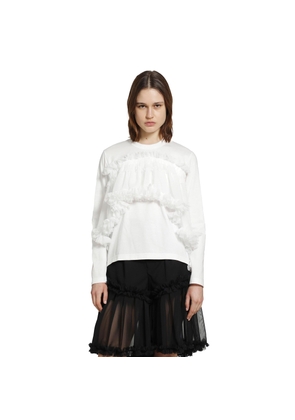 Tulle Long Sleeve T-Shirt