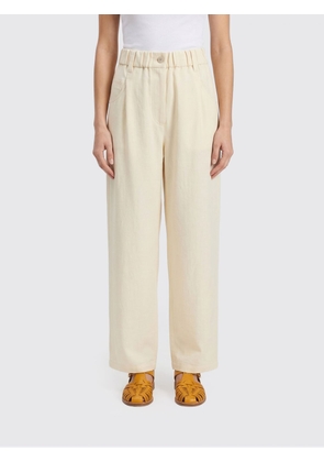 Pants BRUNELLO CUCINELLI Woman color White