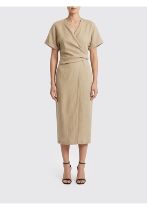 Dress BRUNELLO CUCINELLI Woman color Beige