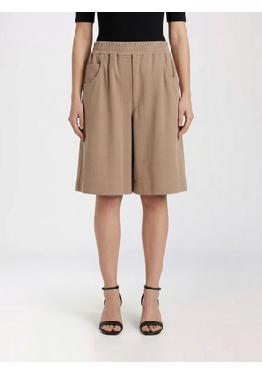 Shorts BRUNELLO CUCINELLI Woman color Brown
