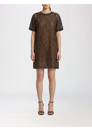 Dress BRUNELLO CUCINELLI Woman color Brown