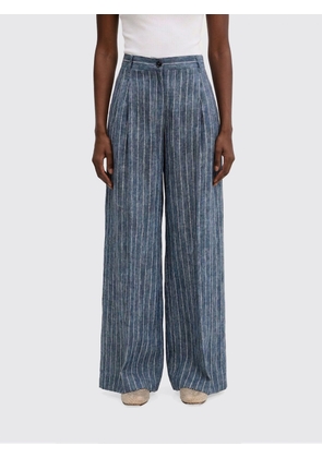 Pants ERMANNO FIRENZE Woman color Blue