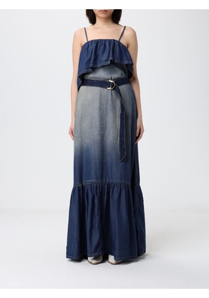 Dress PINKO Woman color Denim