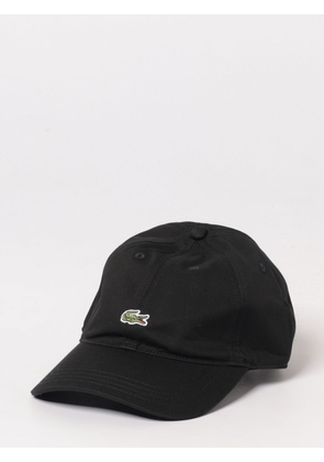 Hat LACOSTE Men color Black