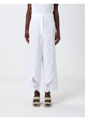 Pants TWINSET Woman color White
