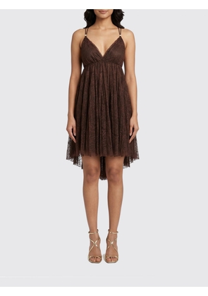 Dress ELISABETTA FRANCHI Woman color Brown
