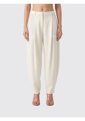 Pants BRUNELLO CUCINELLI Woman color White