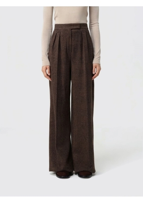 Pants MAX MARA Woman color Dark