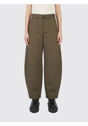 Pants SACAI Woman color Beige