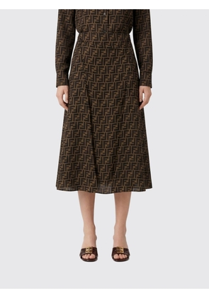 Skirt FENDI Woman color Tobacco