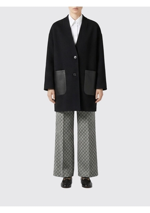 Coat GUCCI Woman color Black
