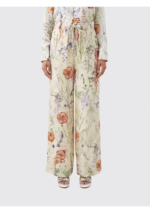 Pants MCQUEEN Woman color Ivory