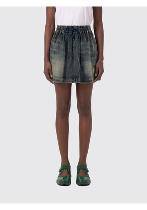Skirt BALENCIAGA Woman color Gnawed Blue