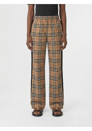 Pants BURBERRY Woman color Beige