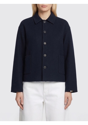 Coat EXTREME CASHMERE Woman color Navy