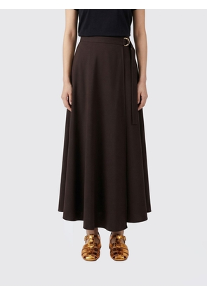 Skirt AGNONA Woman color Brown