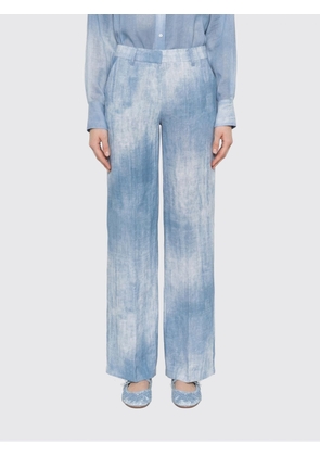 Pants ERMANNO FIRENZE Woman color Denim