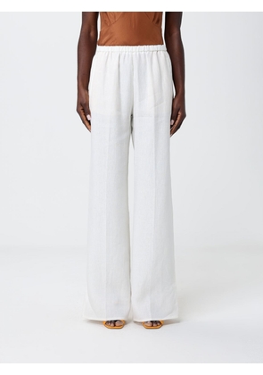 Pants FORTE FORTE Woman color White