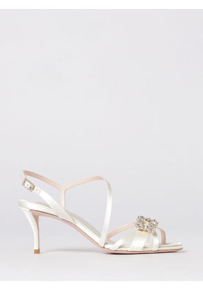 Heeled Sandal ROGER VIVIER Woman color Yellow Cream