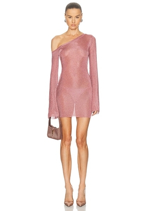 SEROYA Saddler Dress in Taffy Pink - Pink. Size L (also in M, S, XS).