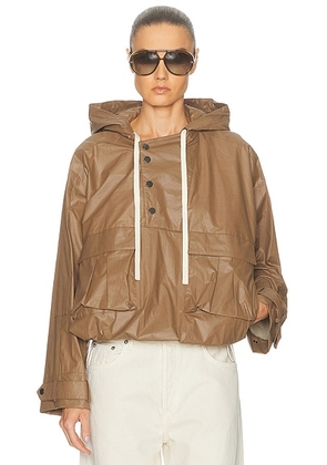 TWP Rain Check Jacket in Ermine - Brown. Size L (also in M, S, XS).