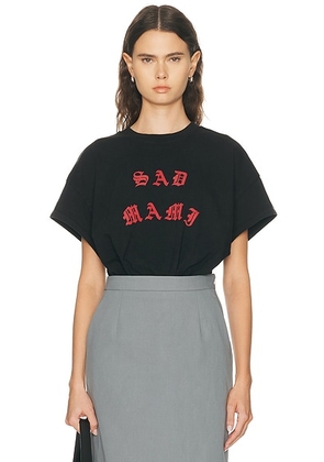 Willy Chavarria Sad Mami Bodysuit in Black - Black. Size XS (also in ).
